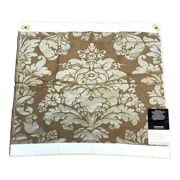 SCHUMACHER Fabric Sample Fawn Centennial Damask 75% Cotton 25% Silk 23” X 25” - Picture 5 of 5